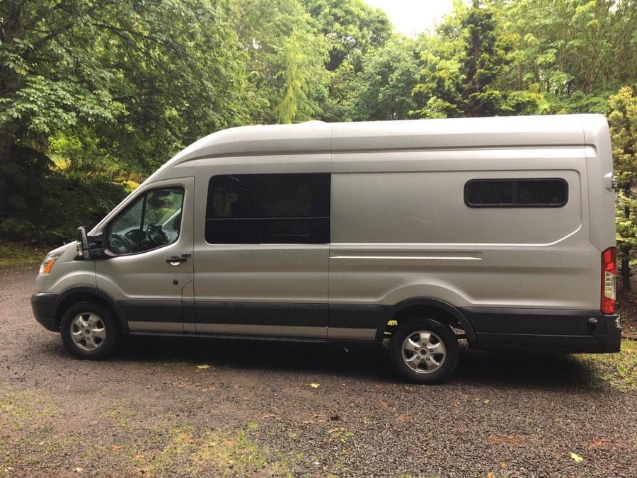 NORDVAN VanSlide sliding window for campervans and motorhomes with blind and mosquito net