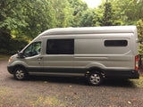 NORDVAN VanSlide sliding window for campervans and motorhomes with blind and mosquito net