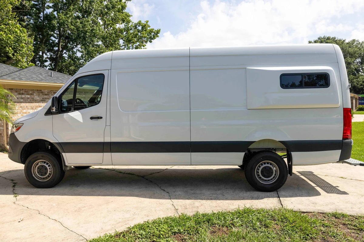 NORDVAN VanSlide sliding window for campervans and motorhomes with blind and mosquito net