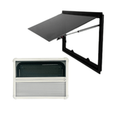 NORDVAN VanSquare window for campervans and motorhomes complete window with Sikaflex adhesive