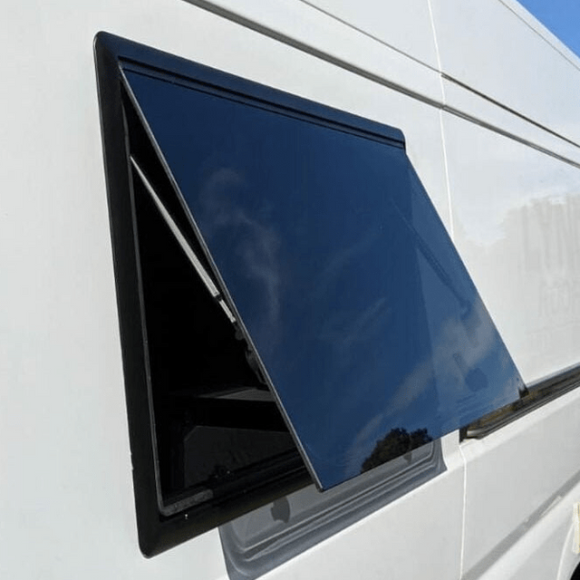 NORDVAN VanSquare window for campervans and motorhomes sliding door fitment dimensions L2H2 to L4H3