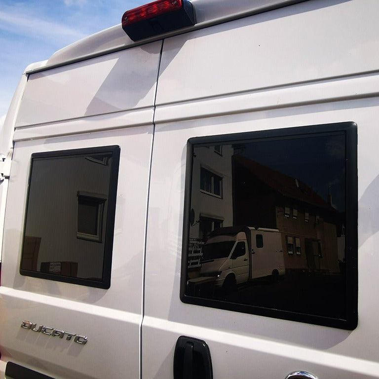NORDVAN VanSquare window for campervans and motorhomes with blind and mosquito net