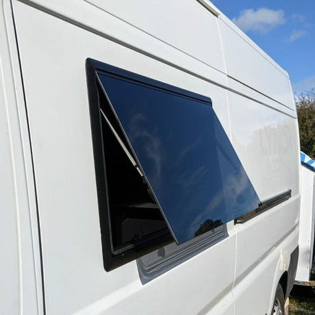 NORDVAN VanSquare window for campervans and motorhomes with blind and mosquito net