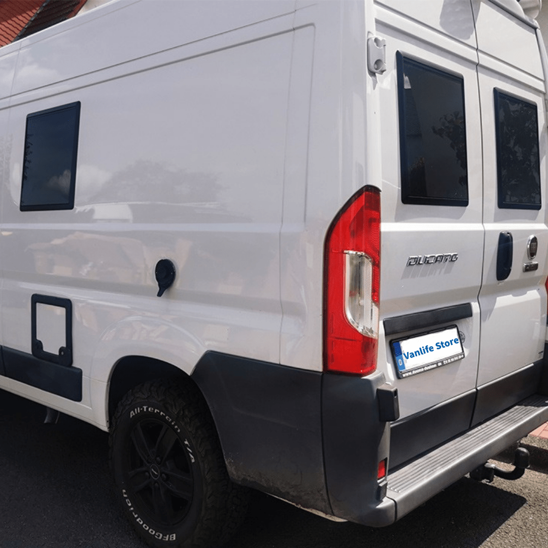 NORDVAN VanSquare window for campervans and motorhomes with Sikaflex adhesive