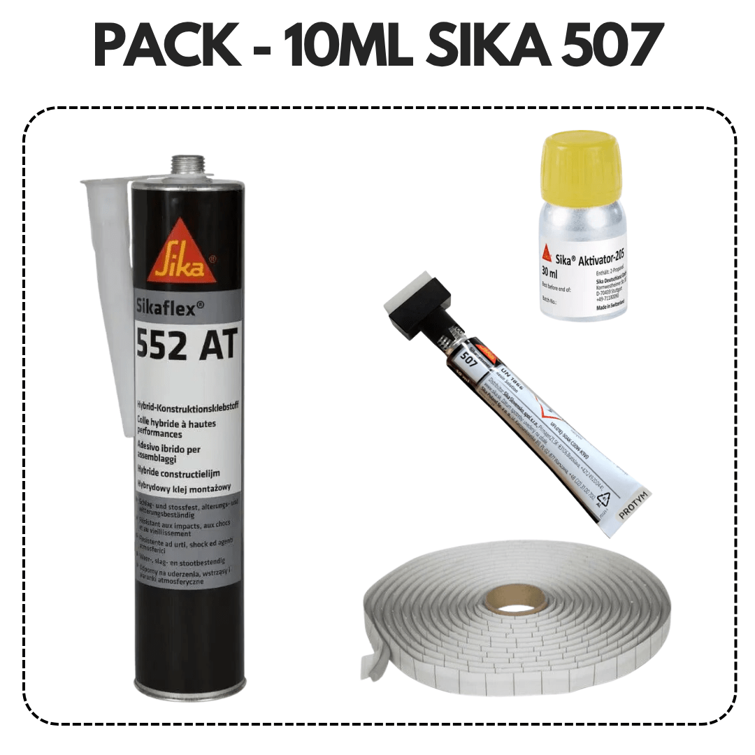 Pack SIkaflex pour Lanterneaux ( Cleaner / Primaire / Filler / Colle) - Vanlife - Store