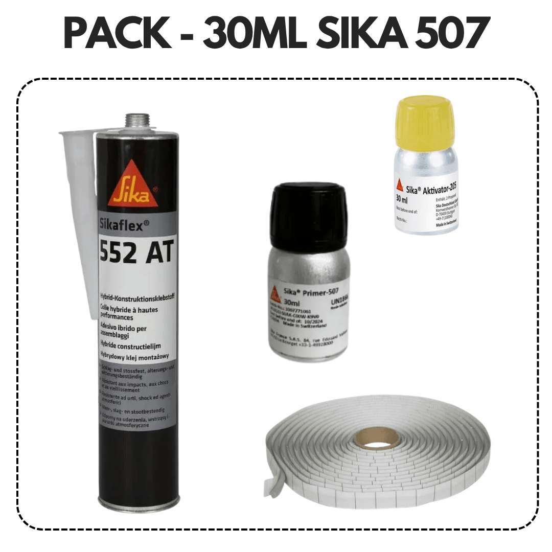 Pack SIkaflex pour Lanterneaux ( Cleaner / Primaire / Filler / Colle) - Vanlife - Store