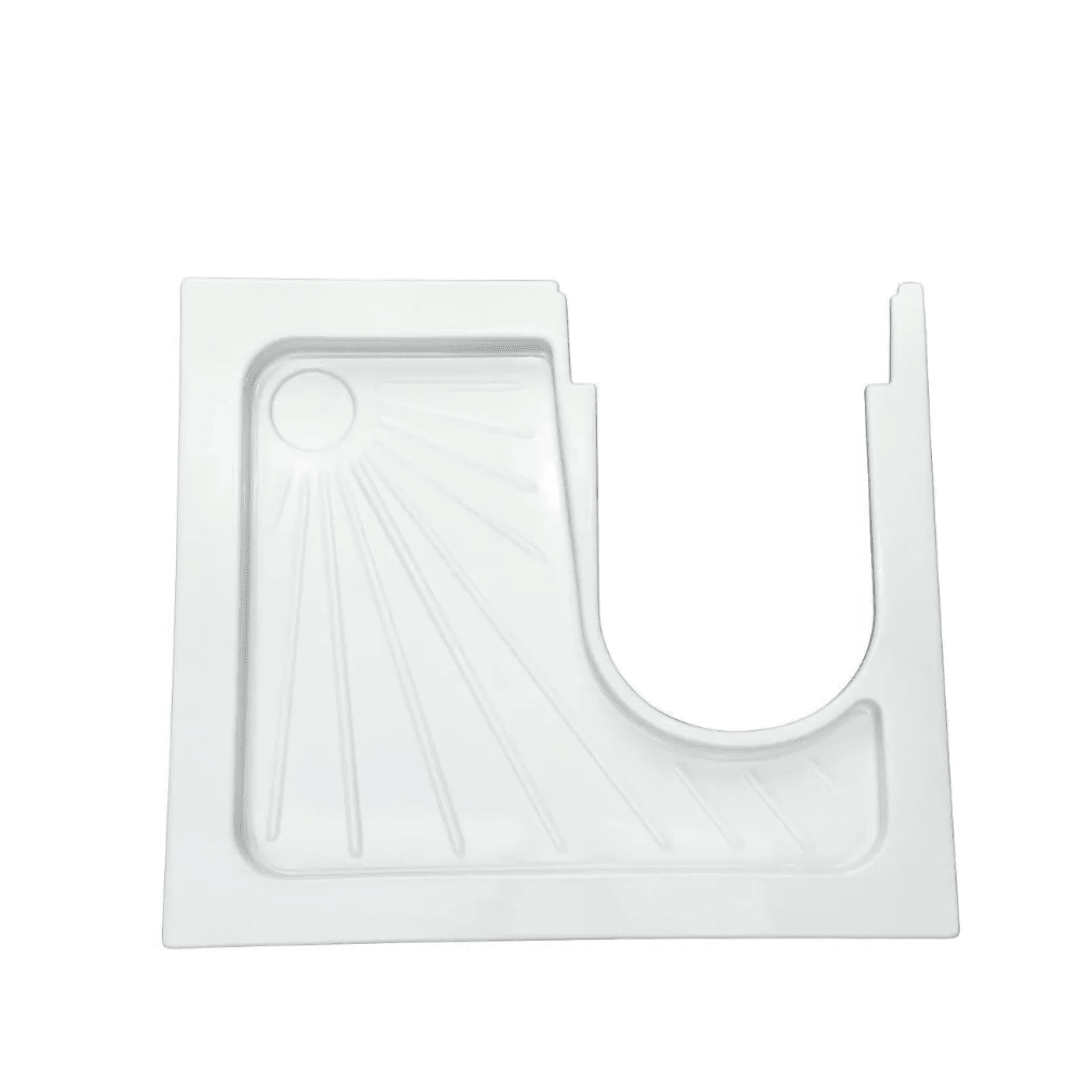 Brusekar til kassette- og bagtoilet - 80x70 cm - til autocampere og campervans