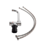 Stainless steel sink pack with 1 gas burner folding tap and 12V water pump for campervan - view 10