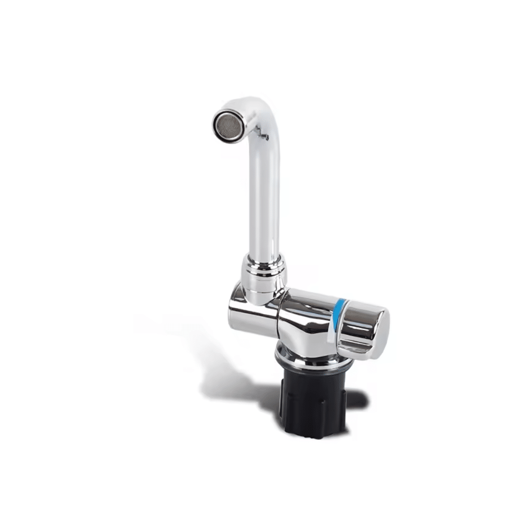 Stainless steel sink pack with 1 gas burner folding tap and 12V water pump for campervan - view 11