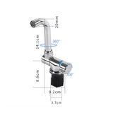Stainless steel sink pack with 1 gas burner folding tap and 12V water pump for campervan - view 9