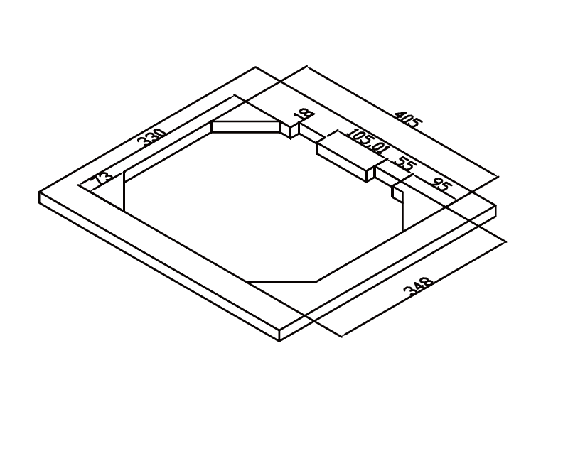 Stainless steel sink with tap black edition 40x35cm for campervan motorhome - view 3