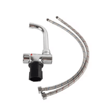 Stainless Steel Sink for Converted Van – With Tap (42 cm diameter) - EuroVan - shop