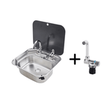 Stainless Steel Sink with Tempered Glass Cover – Rectangular - EuroVan - shop