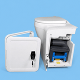W5001 bench cassette toilet - side view - EuroVan-shop