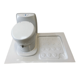 Swivel cassette toilet and shower tray pack - EuroVan-shop