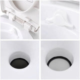 Swivel cassette toilet seat and valve details - EuroVan-shop