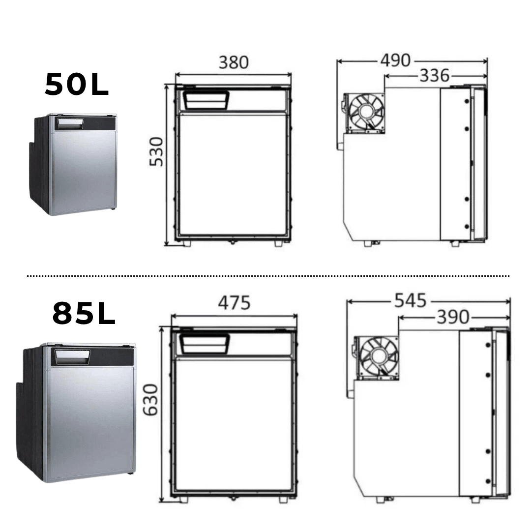 VanCool 12V compressor refrigerator - specially designed for motorhomes - EuroVan - shop