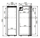 VanCool 130L DCR — 12/24V Compressor Fridge (Tall Slim Format) - EuroVan - shop