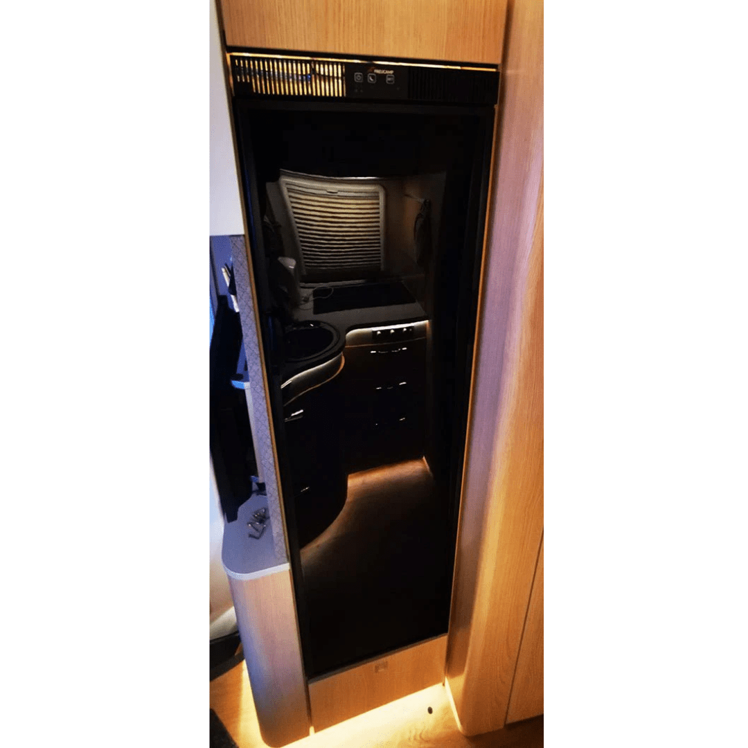 VanCool 150L Refrigerator for Campervan 12/24V – HxWxD: 149 × 41 × 56 cm - EuroVan - shop