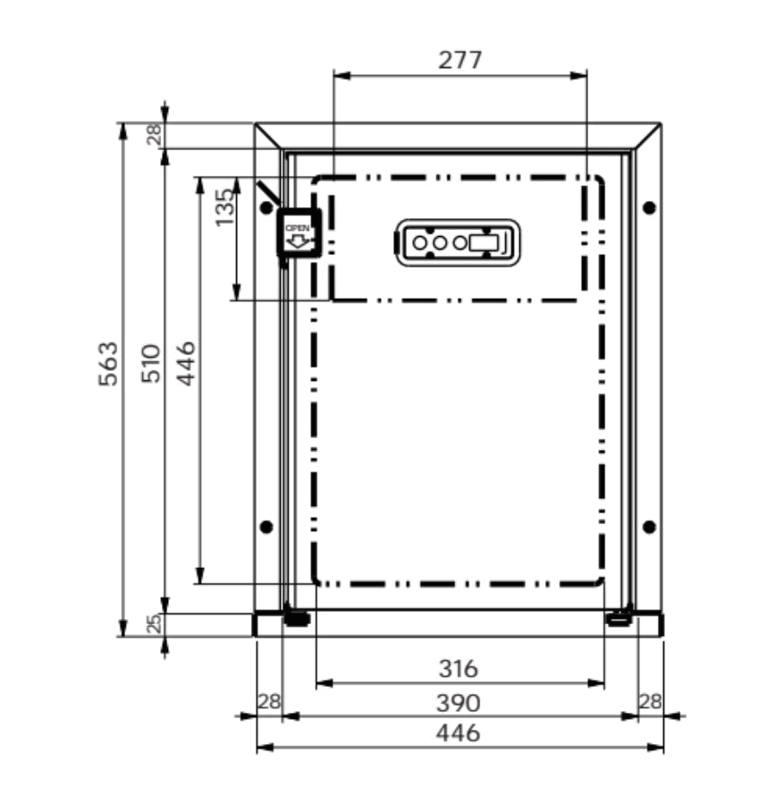 VanCool 40L 12 - 24V Compressor Refrigerator – HxWxD: 56×44×35 cm - EuroVan - shop