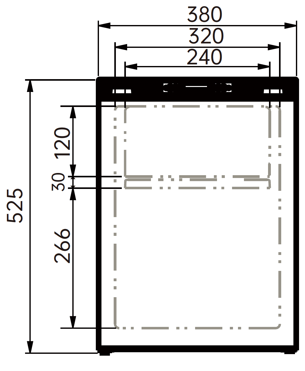 VanCool 50L 12 - 24V Compressor Refrigerator – HxWxD: 52.5×38×51 cm - EuroVan - shop