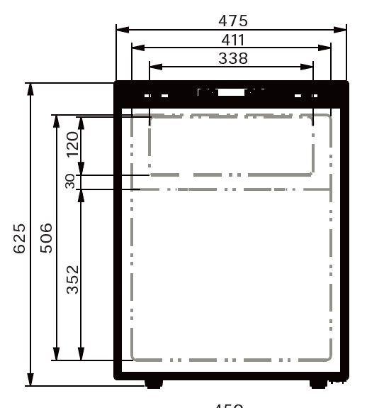 VanCool 60L 12 - 24V Compressor Refrigerator – HxWxD: 62×47×45 cm - EuroVan - shop