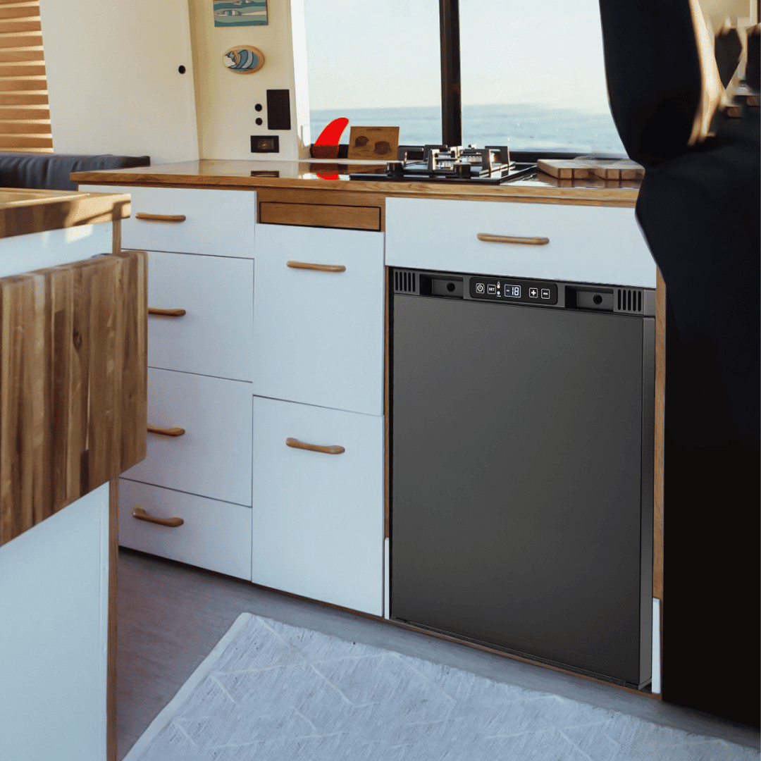 VanCool 75L Refrigerator for Campervan 12/24V – HxWxD: 62×47×53 cm - EuroVan - shop