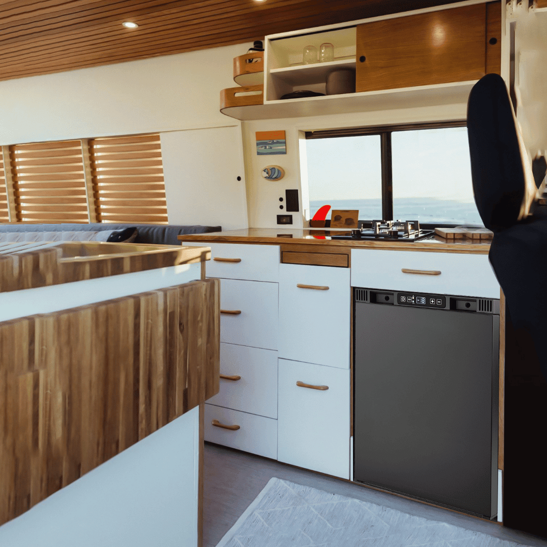 VanCool 75L Refrigerator for Campervan 12/24V – HxWxD: 62×47×53 cm - EuroVan - shop