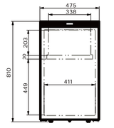 VanCool 80L 12 - 24V Compressor Refrigerator – HxWxD: 81×47.5×45 cm - EuroVan - shop